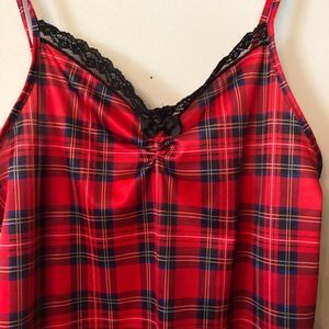 Undercover Wear Plaid/Tartan Cami Size M
